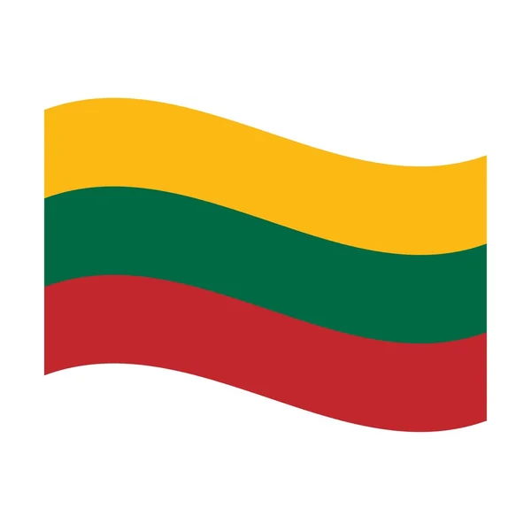 Flag of lithuania — Stock Photo, Image