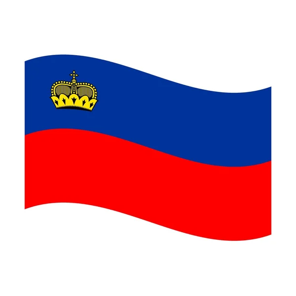 리히텐슈타인의 국기 — 스톡 사진