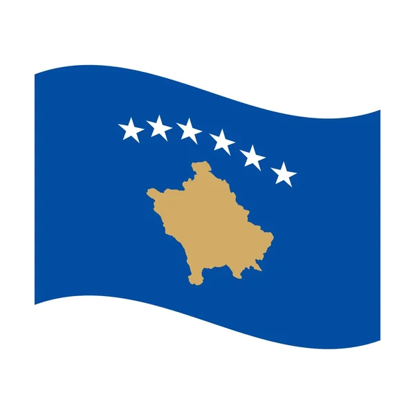 Flag of kosovo — Stock Photo, Image