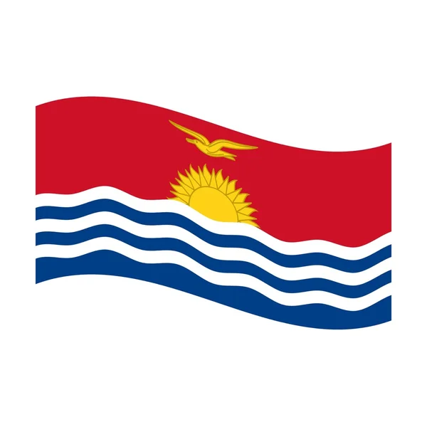 Flaga kiribati — Zdjęcie stockowe