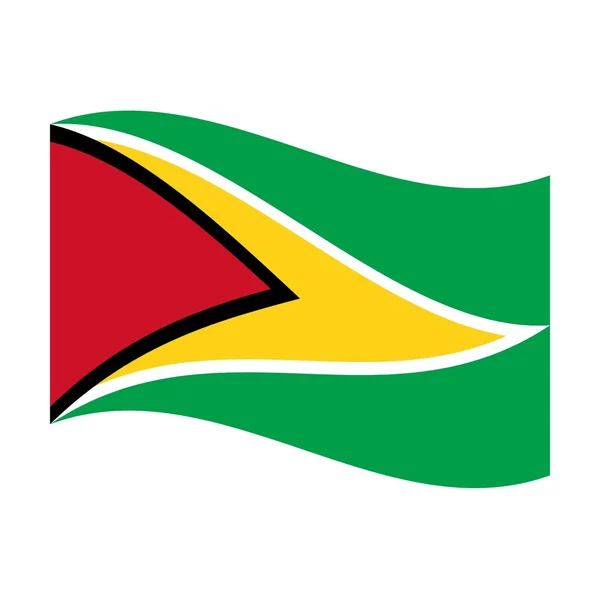 Guyana Bayrağı — Stok fotoğraf