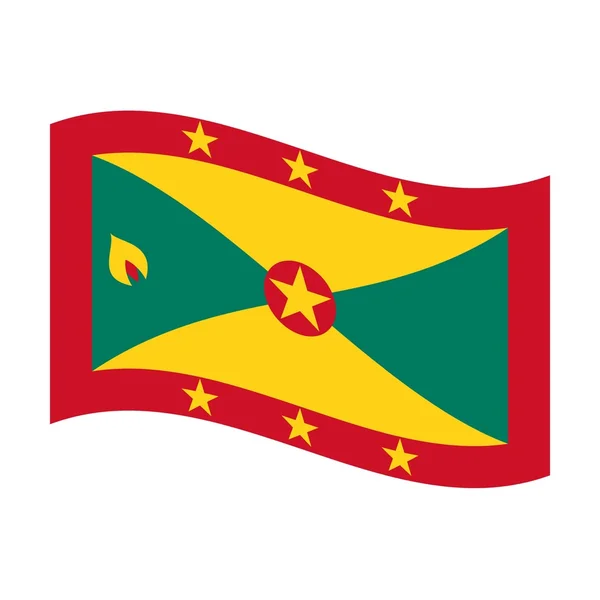 Grenada lobogója — Stock Fotó