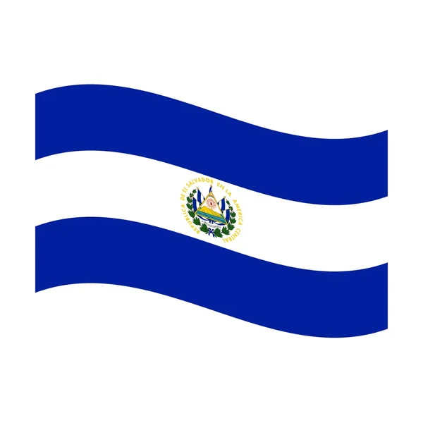 Прапор Сальвадору — стокове фото