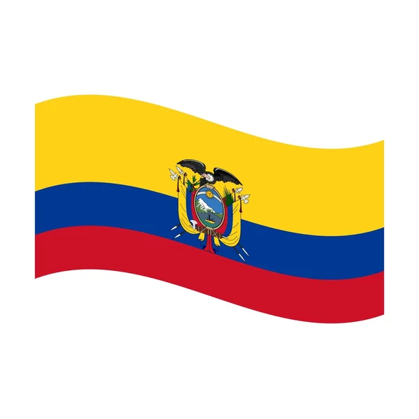 Bandeira do Equador — Fotografia de Stock