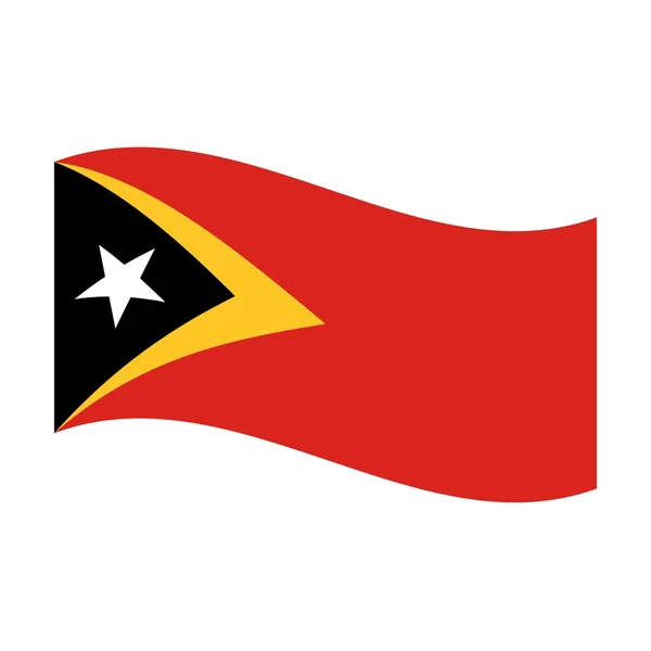 Kelet-Timor lobogója — Stock Fotó