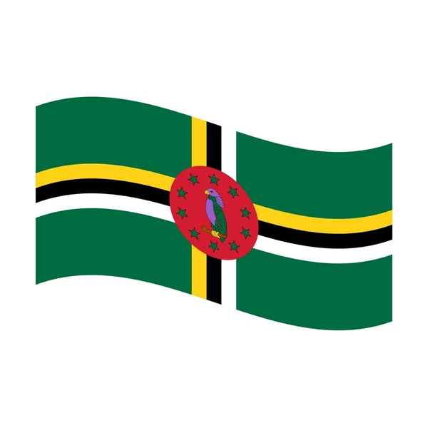Flag of dominica — Stock Photo, Image