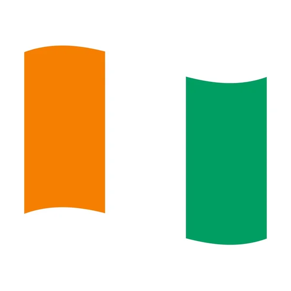 Flaga Wybrzeże Kości — Zdjęcie stockowe