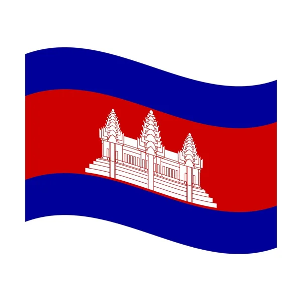 Flag of cambodia — Stock Photo, Image