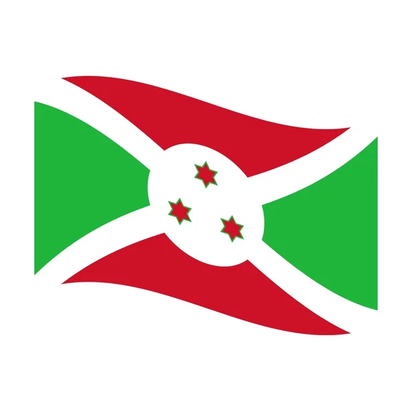 Bandeira de Burundi — Fotografia de Stock