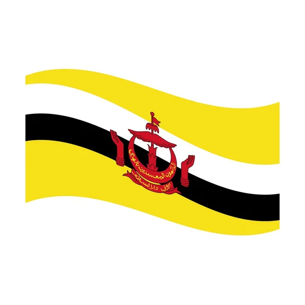 Flag of brunei — Stock Photo, Image