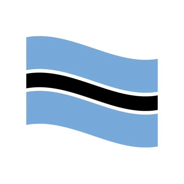 보츠와나의 국기 — 스톡 사진