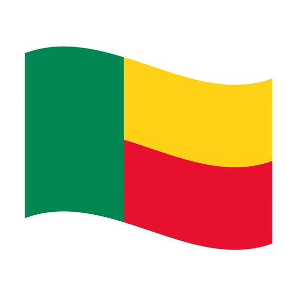 Прапор Беніну — стокове фото