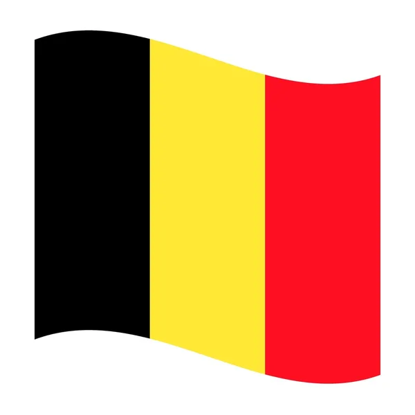Under belgisk flagg — Stockfoto