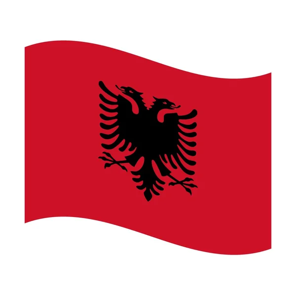 Flag of albania — Stock Photo, Image