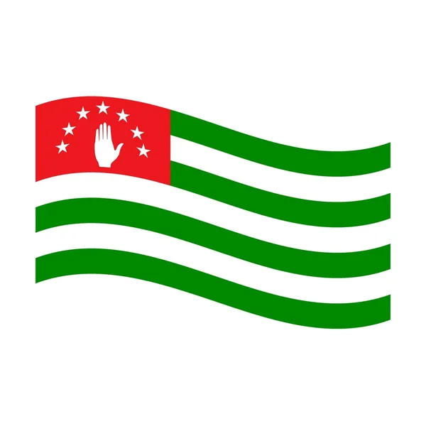 Flaga Abchazji — Zdjęcie stockowe