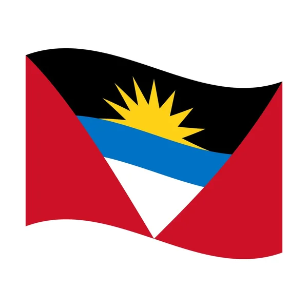 Bandiera antigua barbuda — Foto Stock