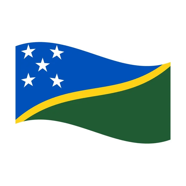 Flag of solomon islands — Stock Photo, Image