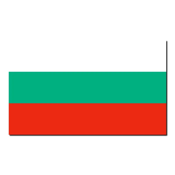 保加利亚的国旗 — 图库照片