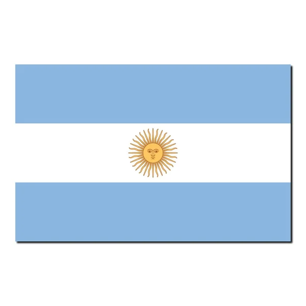 Die argentinische Nationalflagge — Stockfoto