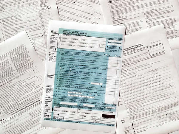 Vergi formları Stok Fotoğraf