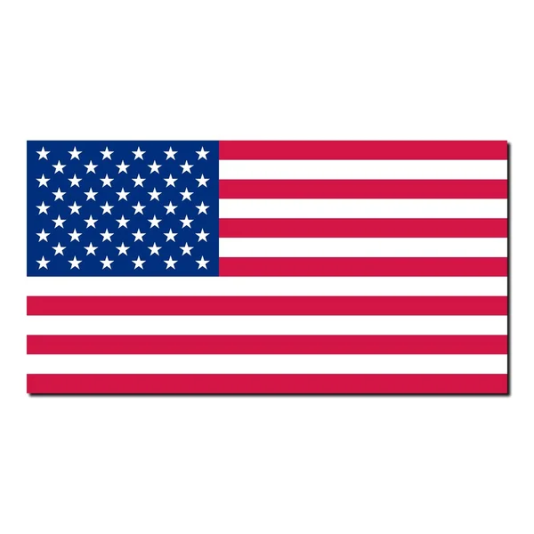 Bandeira nacional de Estados Unidos — Fotografia de Stock