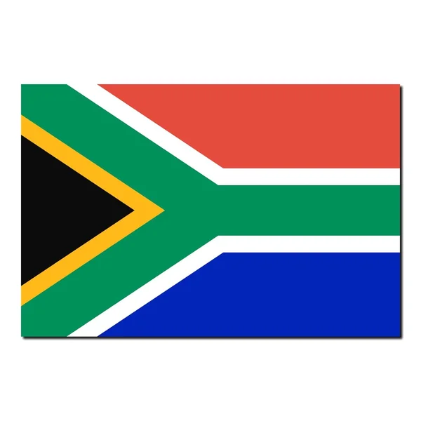 Güney Afrika Cumhuriyeti bayrağı — Stok fotoğraf