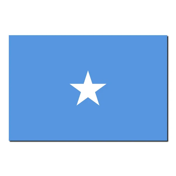 Den nationella flaggan av somalia — Stockfoto
