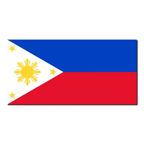 stock image The national flag of Philippines