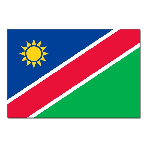 stock image The national flag of Namibia