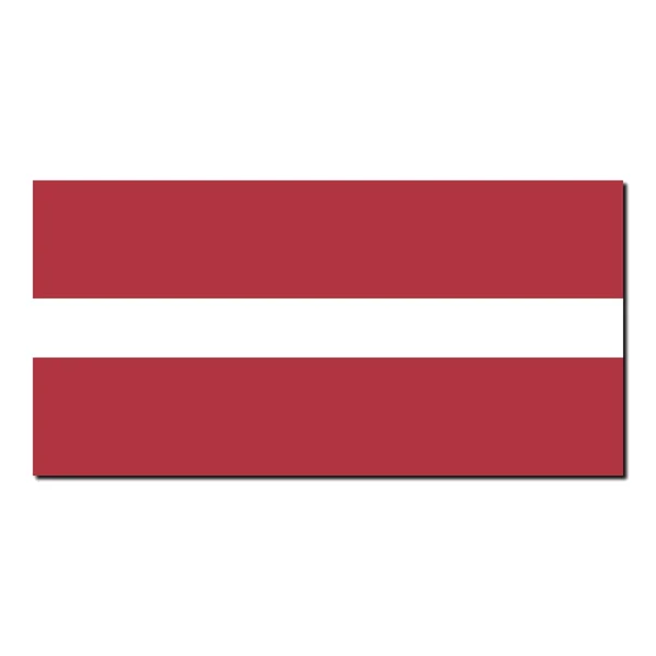 Bandeira nacional de Latvia — Fotografia de Stock
