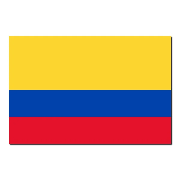 Bandeira nacional de Colombia — Fotografia de Stock