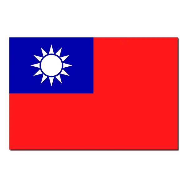 Çin ulusal bayrağı. — Stok fotoğraf