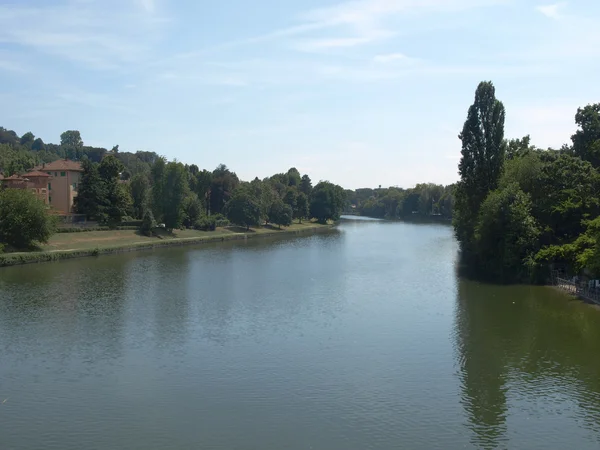 Río Po, Turín — Foto de Stock