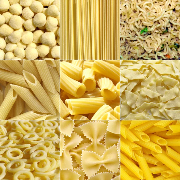 Pasta collage — Stock Photo, Image