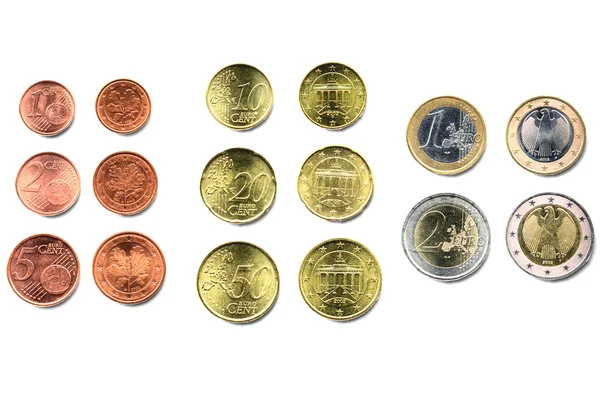 Κέρματα ευρώ — Φωτογραφία Αρχείου