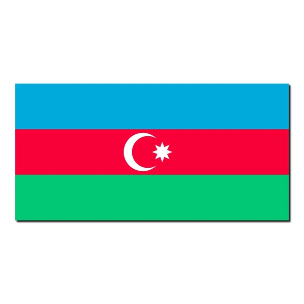 Bandeira nacional de Azerbaijan — Fotografia de Stock