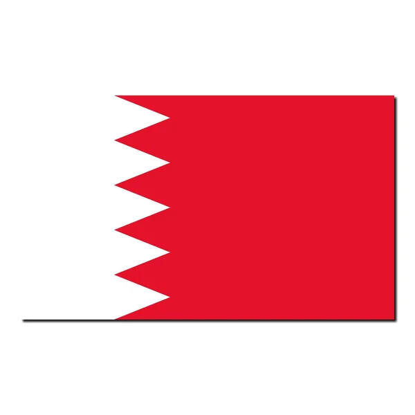 Bahrein nemzeti lobogója — Stock Fotó