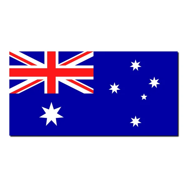 La bandiera nazionale di Australia — Foto Stock