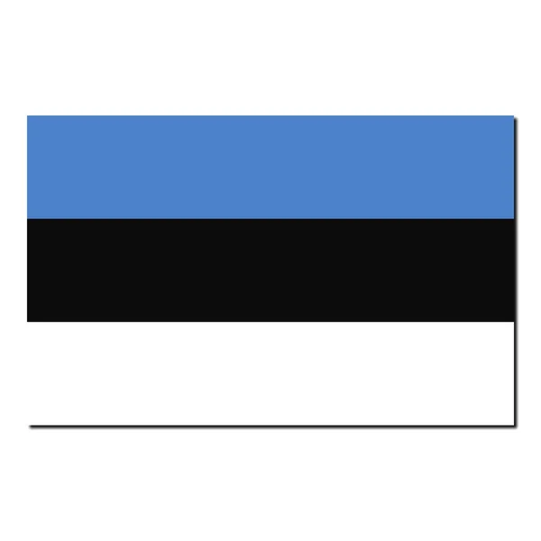 爱沙尼亚的国旗 — 图库照片