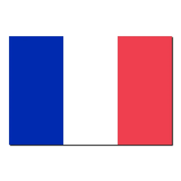 Le drapeau national de la France — Photo