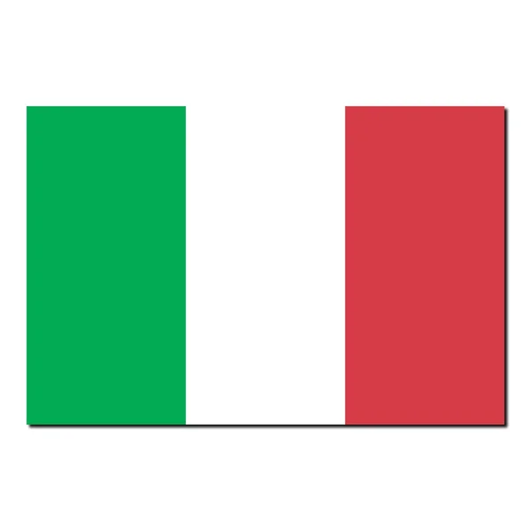 Die italienische Nationalflagge — Stockfoto