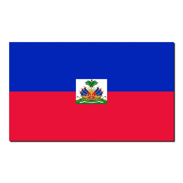 Le drapeau national d'Haïti — Photo