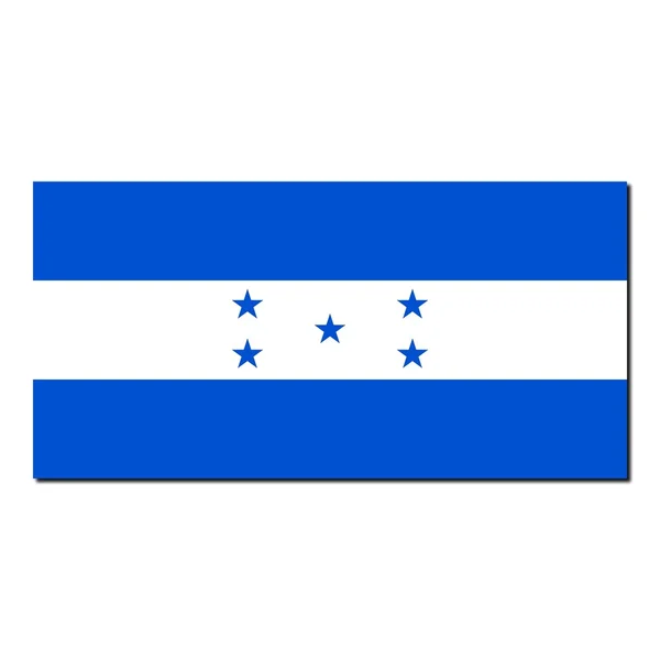 Національний прапор Гондурасу — стокове фото