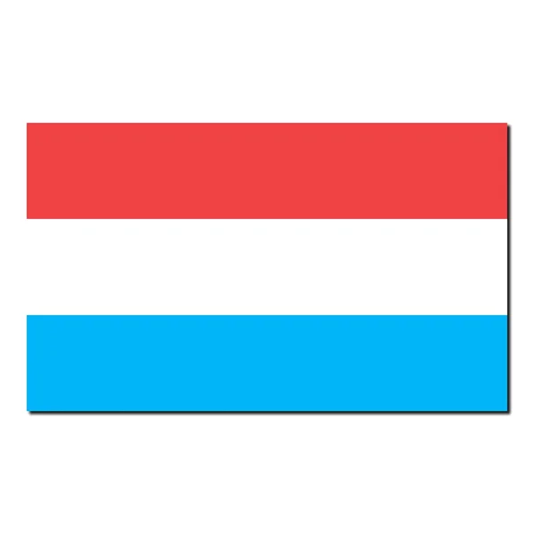 Le drapeau national du Luxembourg — Photo