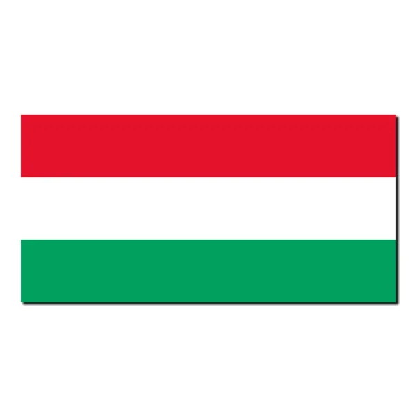 The national flag of Hungary — Stock Photo, Image
