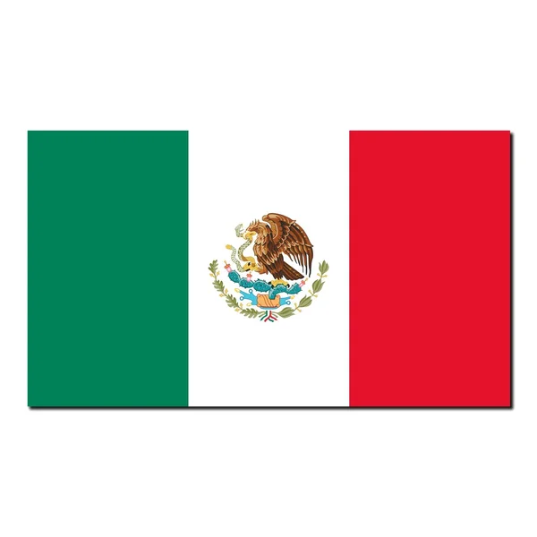 stock image The national flag of Mexico