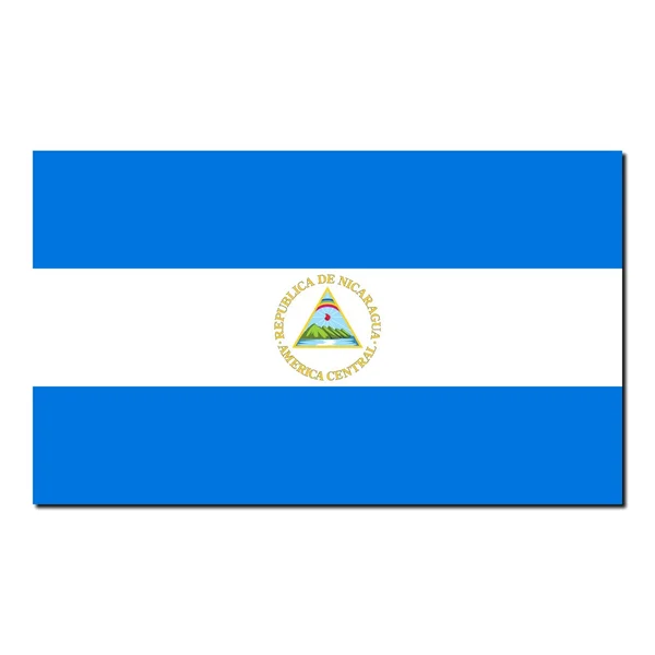 Національний прапор Нікарагуа — стокове фото