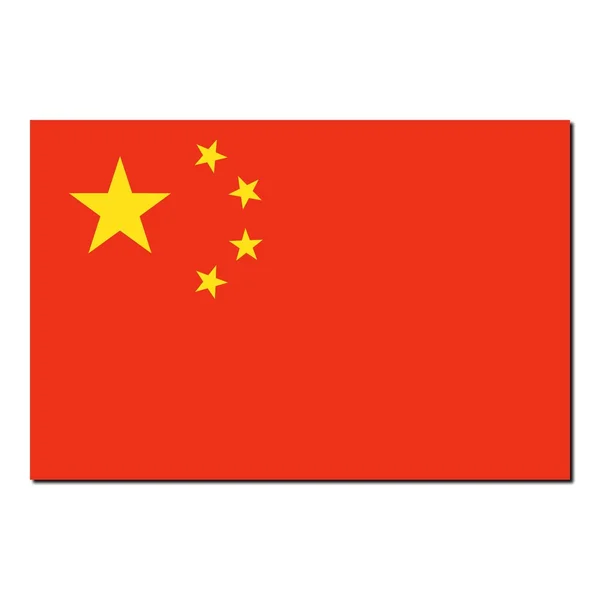 De nationale vlag van Republiek china — Stockfoto