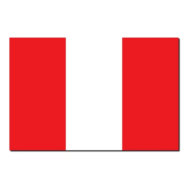Le drapeau national du Pérou — Photo
