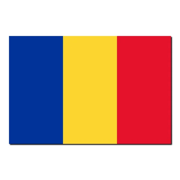 La bandera nacional de Rumania — Foto de Stock